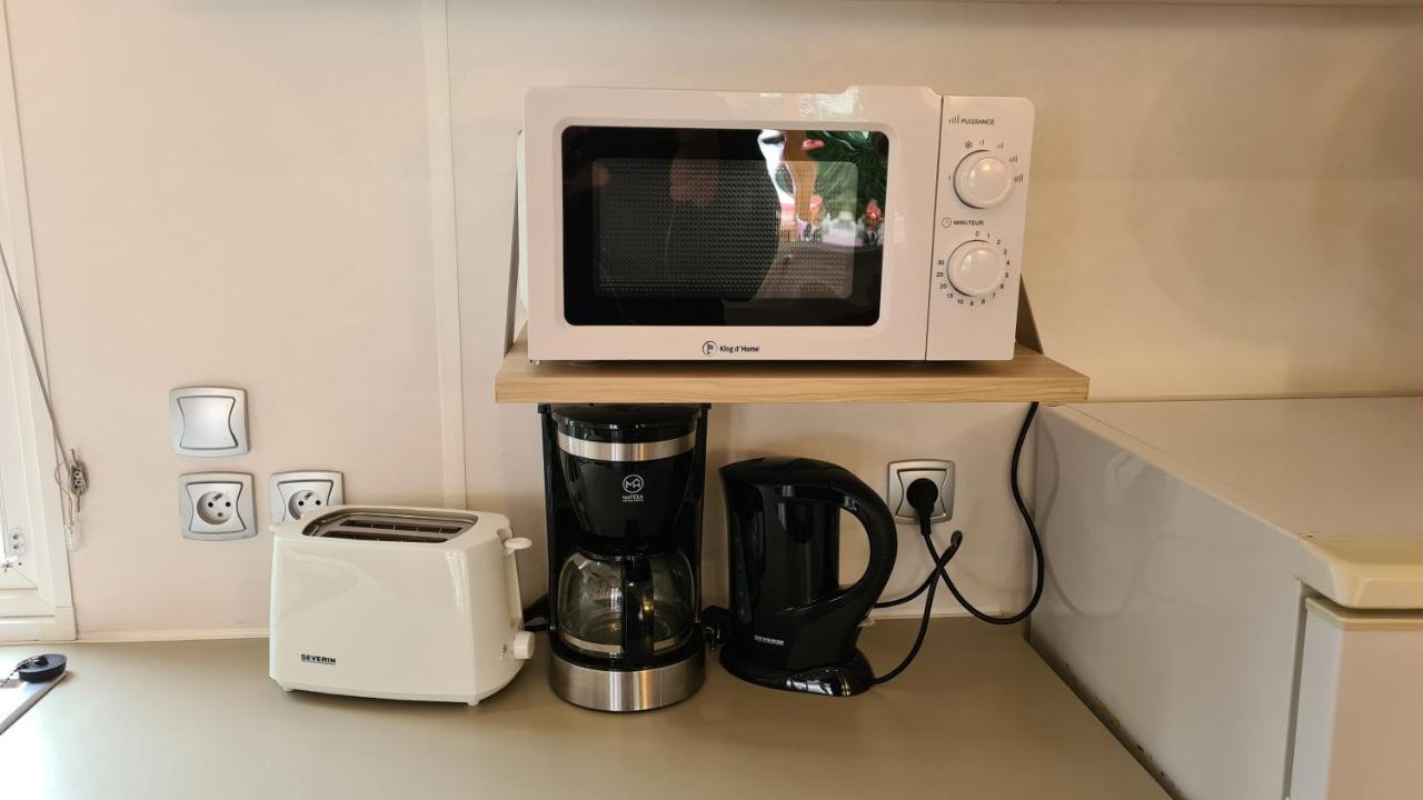 Mobil Home La Licorne Camping Nous Dormant サン・ジャン·ド・モン エクステリア 写真